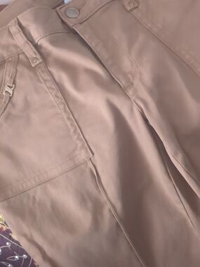 caché Tan Cotton Khaki Pants